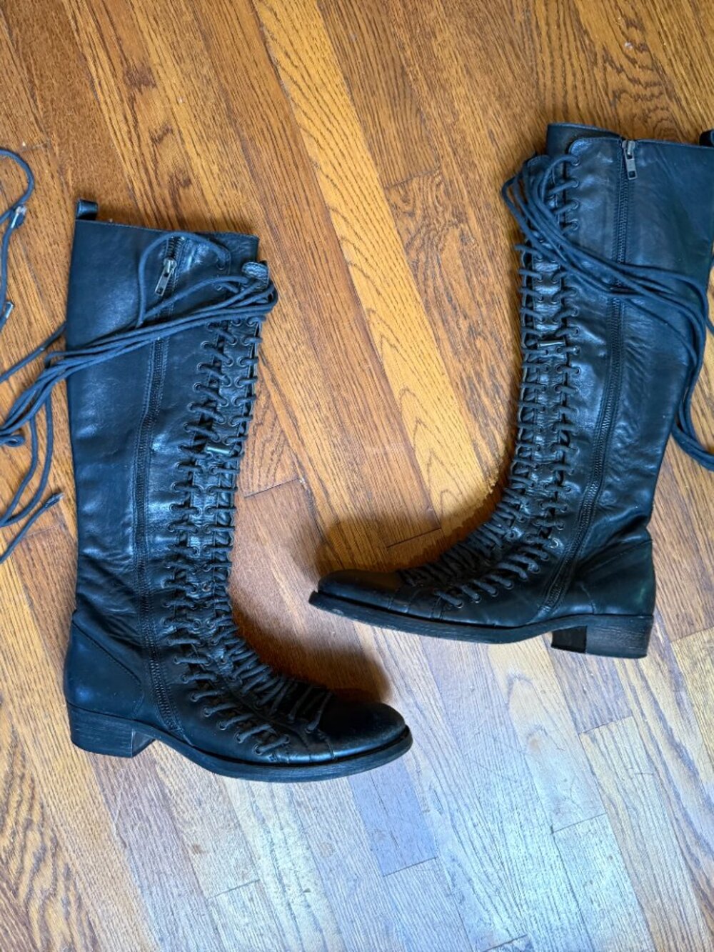 Ann Demeulemeester Triple Lace Boots FY08 - Picture 7 of 16